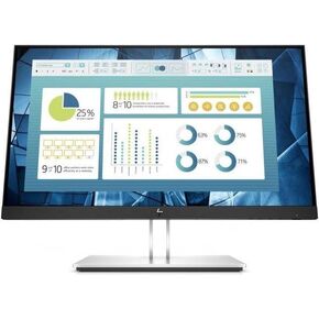HP E24q G4 23.8 Inch QHD Desktop Monitor 60 Hz 4ms IPS 250 nits Tilt Swivel Pivot Low Blue Light Mode Anti-glare VGA USB Hub HDMI DisplayPort Adjustable Stand VESA Mountable, 9VG12AA (Renewed)
