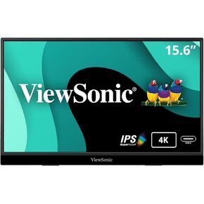 ViewSonic VX1655-4K-S 15.6" 4K UHD Portable LED IPS Monitor - Certified (Renewed)