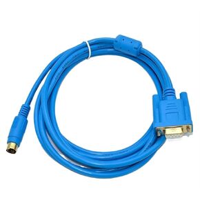 Serial Cable QC30R2 Suitable for Q Series Programming Data Cable DB9 9pin Female Round DB 8 pin(QC30R2 White,10m)