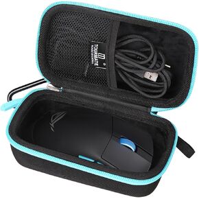 Hard Case Applicable ASUS ROG Harpe/Gladius/Keris/Strix Impact III Gaming Wireless Mouse,Travel Case for 54g Ultra-Lightweight Mouse, Storage Box - Tourmate(Only Box)