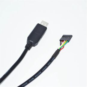 Industrial FT232RL CHIP USB to RS232 Converter 6PIN 6 Way 0.1" Pitch Single-in-LINE SIL Dupont Jumper DEBUG Upgrade Cable(5m,FT232RL 1X6P)