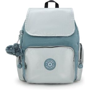 Kipling City Zip Small Backpack Relafted Gray BL
