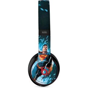 Skinit Decal Audio Skin Compatible with Beats Solo 2 Wireless - Officially Licensed Warner Bros Illustrated Superman Design