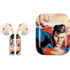 Skinit Decal Audio Skin Compatible with Apple AirPods 2 - Officially Licensed DC Comics Superman Unchained #1 Original Cover Design
