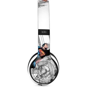 Skinit Decal Audio Skin Compatible with Beats Solo 2 Wired - Officially Licensed Warner Bros Superman Super Speed Design