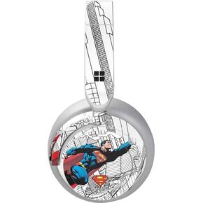 Skinit Decal Audio Skin Compatible with Surface Headphones - Officially Licensed Warner Bros Superman Super Speed Design