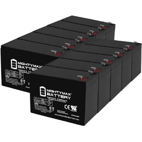Mighty Max Battery 12V 9Ah SLA Replacement Battery for CyberPower LCD 1500VA - 10 Pack