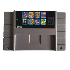 Samrad 46 Pins Super Game 8 in 1 16 Bit NTSC Big Gray Game Card for USA الإصدار اللاعب A3 (رمادي)
