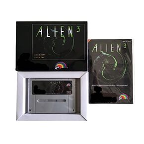 Samrad 16Bit Games Alien 3 French PAL Version!! Box+Manual+Cartridge (Gray)