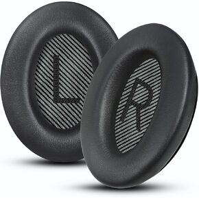 وسادات الأذن استبدال سماعات الرأس ، وسائد سماعات الأذن الجلدية للبروتين لـ Bose AE2/QC15/QC25 ، وسماعات الأذن البديلة ، ورغوة ذاكرة أكثر نعومة - بنية