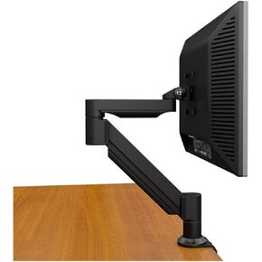 Aluminum Alloy Full Motion Desktop Mount 14-27 Inch LCD LED Monitor Holder Arm TV Mount Loading 2-9kgs H200(Black)