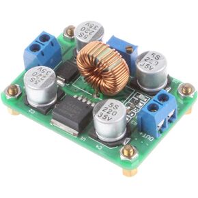 NOYITO DC to DC Boost Module 3.5-30V to 4-30V 5A Adjustable LM2587 Boost Regulator Step-up Power Converter Power Supply Module Board for Solar Panel Car Battery