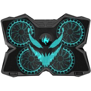 Gaming Laptop Cooling pad, Lighted Computer Radiator Stand with Silent Fan for 15.6-18 inch Laptop, PC Laptop Cooling,