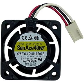9WF0424H7D03 SanAce40WF 24V 40m Fan, 24V 0.085A 4020 Cooling Fan