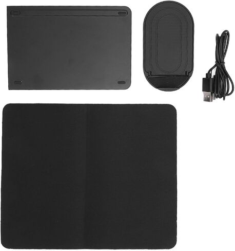 67 Keys Pocket Folding Keyboard, Foldable Bluetooth Keyboard Portable Keyboard with Stand Holder Rechargeable Ultra Slim Folding Keyboard Compatible with Android Phone Tablet in Saudi Arabia
