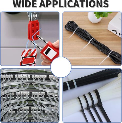 100 pcs 3.94" Length 0.1" Width 0.04" Thickness (100×2.5×1mm) Nylon PA66 Zip Ties,Plastic Self-locking Cable Ties,Multi-Purpose Cable Wire For Automotive Parts Outdoor Fences in Saudi Arabia
