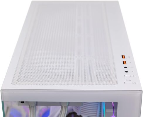 SEGOTEP Endura Pro- Special Loong Edition- Full View Dual Tempered Glass - Detachable Panels - ATX Gaming Mid Tower Computer Case - 3 PWM Fans Included-Dragon Art Design - White in Kuwait