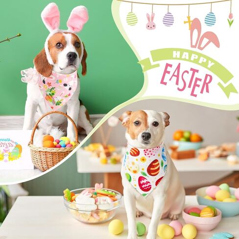 60 Pieces Holiday Dog Bandanas Bulk Valentines St. Patricks Easter Dog Bandanas Adjustable Dog Bandanas Dog Scarf Washable Dog Bandanas Party Costume Accessories Decoration for Small Medium Pet Dogs in Saudi Arabia