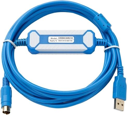 USBACAB230 for Programming Cable USB to RS232 Adapter for USB-DVP ES EX EC SE SV SS Series Cable(2017updated Version) in Saudi Arabia