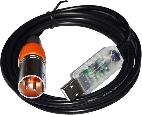 FT232RL CHIP USB to XLR 3PIN Male RS485 Converter Serial Cable for Audio Processor to PC(1m,Color C) in Saudi Arabia