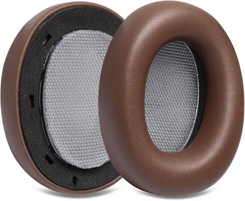 منصات الأذن البحيرة البحيرة مع تصميم نقرة ، متوافقة مع سماعة الرأس Beyerdynamic Lagoon ANC ، جلد البروتين ورغوة ذاكرة الارتداد البطيئة للراحة الممتازة (بنية) in Kuwait