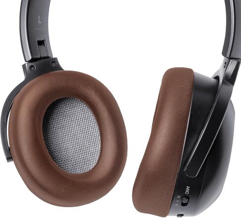 منصات الأذن البحيرة البحيرة مع تصميم نقرة ، متوافقة مع سماعة الرأس Beyerdynamic Lagoon ANC ، جلد البروتين ورغوة ذاكرة الارتداد البطيئة للراحة الممتازة (بنية) in Kuwait