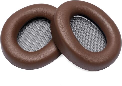 منصات الأذن البحيرة البحيرة مع تصميم نقرة ، متوافقة مع سماعة الرأس Beyerdynamic Lagoon ANC ، جلد البروتين ورغوة ذاكرة الارتداد البطيئة للراحة الممتازة (بنية) in Kuwait