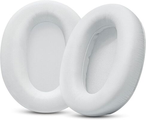 GVOEARS Replacement Ear Pads for Sony WH-CH700N / WH-CH710N / WH-CH720N / WH-XB900N Headphones, Earpads Cushions with Soft Protein Leather, Memory Foam - White in Saudi Arabia