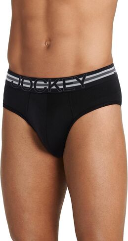 Jockey Men's Underwear Sport Stability Pouch Microfiber Brief in Saudi Arabia