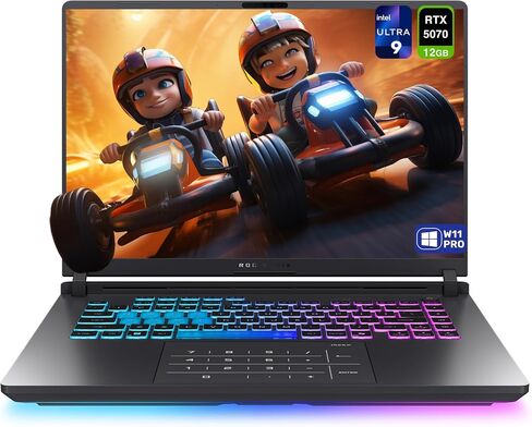 Asus Rog Strix G16 G16 Gaming Captop ، Intel Ultra 9-275HX ، 64 GB DDR5 RAM ، 4 TB PCIE SSD ، 16 " in Saudi Arabia