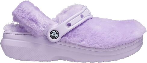 قبقاب كروكس الكلاسيكي للرجال والنساء البالغين من الفرو بالتأكيد | النعال غامض in Kuwait