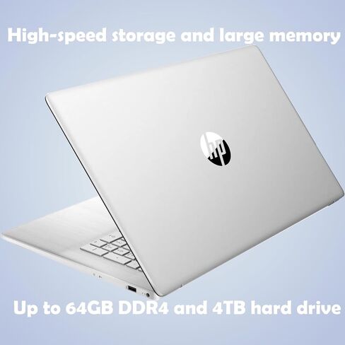HP 17 "HD+ عرض الكمبيوتر المحمول 17T-CN300 | شاشة تعمل باللمس | Intel I7-1355U (10 CORES 12 Threads) & Intel Iris Xe Graphics | Lifetime MS Office & Win11 Pro | 32 GB DDR4 & 2TB SSD in Kuwait