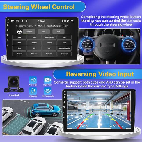 8 Core 4+64GB for Honda CRV 2007-2011 Android 15 Car Stereo Wireless Carplay Android Auto, 10.1'' Touchscreen Car Radio with GPS, WiFi, 32EQ DSP, 59 UI, Bluetooth, FM RDS, Backup Camera in Saudi Arabia