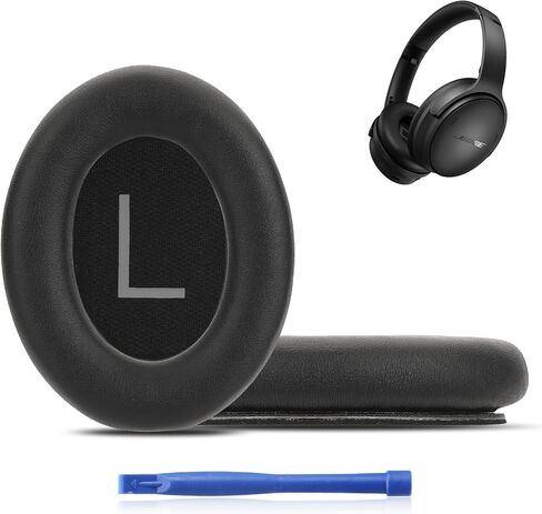 QC45 Ear Cushions for Bose qc45 Replacement Ear Pads,Compatible with Bose QuietComfort SE/New QuietComfort Wireless,Larger and Thicker (Black) in Kuwait