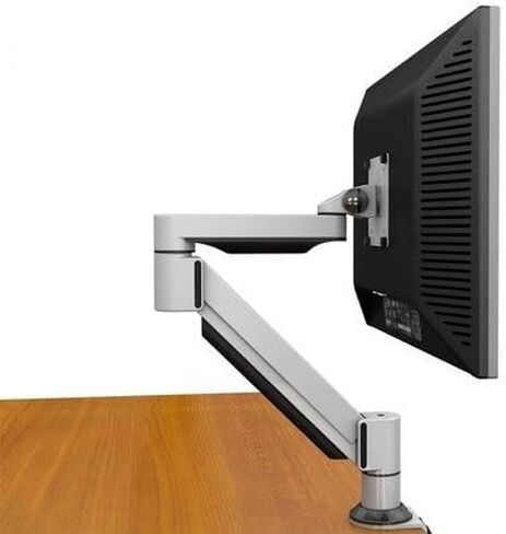 Aluminum Alloy Full Motion Desktop Mount 14-27 Inch LCD LED Monitor Holder Arm TV Mount Loading 2-9kgs H200(Black) in Saudi Arabia