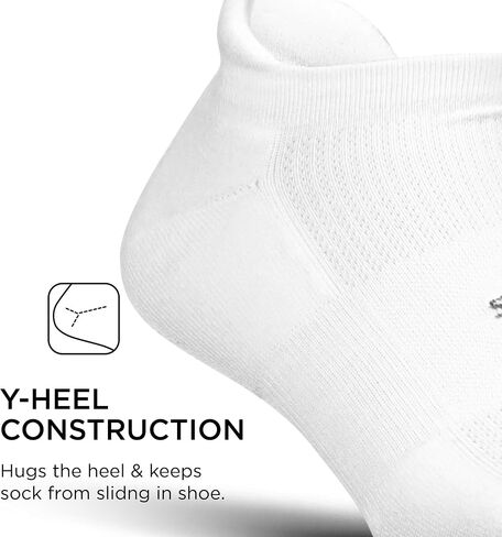 Feetures High Performance Cushion No Show Tab - Running Socks for Men and Women - Athletic Ankle Socks - Moisture Wicking, Lightning, 9-12.5 in Kuwait