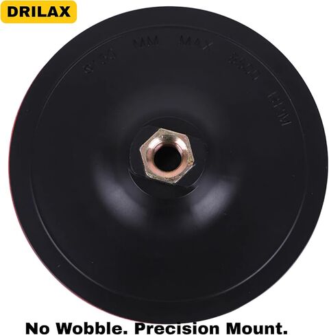 Angle Grinder Sanding Pad 3 inch Flexible Backer Pad Hook and Loop Backing 5/8-11 Threaded Arbor Buffing Polishing Sanding Napping Disc Pad Backer Pad 3'' Backing Plate Compatible with Dewalt in Saudi Arabia