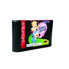 Royal Retro Bubble and Squeak - USA Label Flashkit MD electroless Gold PCB Card for Sega Genesis Megadrive Game Console (NTSC -U)