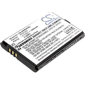 NCNDB Battery Replacement for KTR-003 MWH710A01, New 3DS, NN3DS 1200mAh