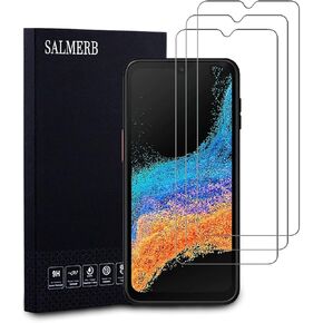Samsung Galaxy XCover 6 Pro Screen Protectors (3 Pack), 9H Tempered Glass Film for Samsung XCover 6 Pro Anti-Scratch Anti-Fingerprint Glass Screen Protectors Zero Bubbles Ultra-clear 99.99%