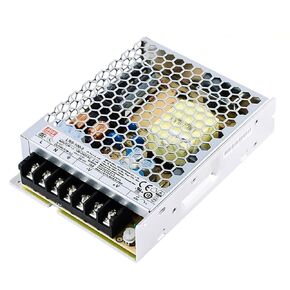 LRS-100-5 100W Single Output Enclosed Power Supply, 5V 18A, Universal AC Input, Free Air Convection, High Efficiency, 1U Design, for Industrial Automation, LED Lighting, UL/CUL Certified