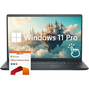 Dell Inspiron Touchscreen Laptop, 15" Business & Student Laptop Computer, Windows 11 Pro 16GB RAM 1TB SSD, Intel Core i5-1334U Processor, FHD IPS LED Display, Microsoft Office Lifetime Suite, Black