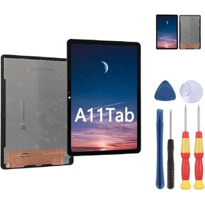 New Display Touch Screen for Umidigi A11 Tab LCD Display Replace Parts with Tools.(with Frame)