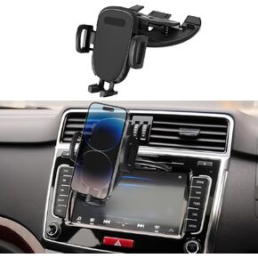 Car Phone Holder Mount, Universal Car Phone Mount for Car Vent Windshield Cell Phone Car Mount Hands-Free Dashboard Phone Holder for iPhone Android All Smartphones