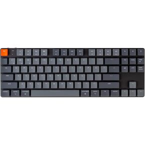Keychron K1 SE, 87 Keys Ultra-Slim Hot-Swappable Wireless Bluetooth/USB Wired Mechanical Keyboard with White LED Backlit, Low-Profile Keychron Optical Mint Switch Compatible with Mac Windows