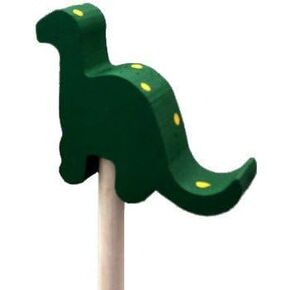 Wooden Pointer, AA-730DIN24-24" Made in USA w/Dino & red Rubber end Cap, Perfect for Smart Board Screen.