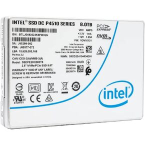Intel/SSD Intel Corporation SSDPE2KX080T801 DC P4510 Series (8.0TB 2.5in PCIe 3.1 x4 3D2 TLC) Generic Single Pack