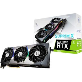 MSI Gaming GeForce RTX 3080 10GB GDRR6X 320-Bit HDMI/DP 1920 MHz Ampere Architecture OC Graphics Card (RTX 3080 Suprim X 10G) (Renewed)