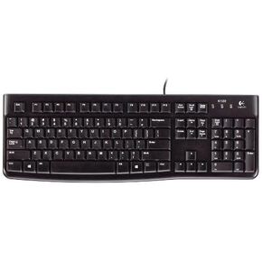 Keyboard Cover Compatible with Logitech K120 / Y-U0009 / MK120 Keyboard Cover - Wrap Around Keyboard Cover Protects from Liquid, Dirt and Dust - Easy to Clean, Latex Free
