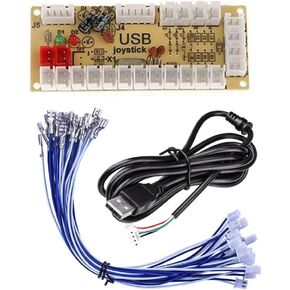 DIY Zero Delay Arcade Arcade USB Board to Mownstick Kit for Mame Jamma PC Gaming Device Accessories